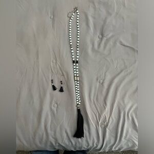 Necklace and earrings